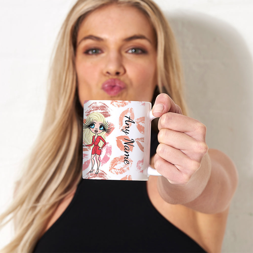 Womens Personalized Lip Print Mug