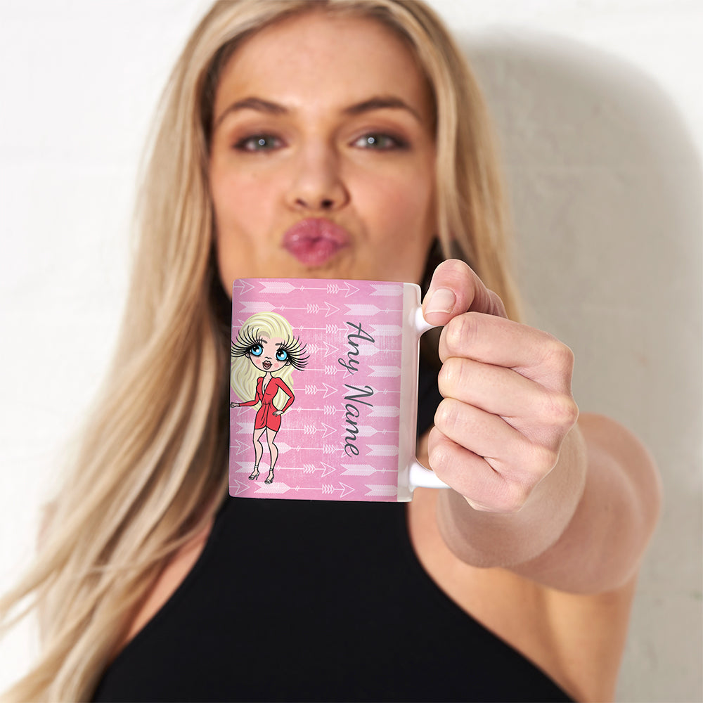 Womens Personalized Cupid's Arrow Mug