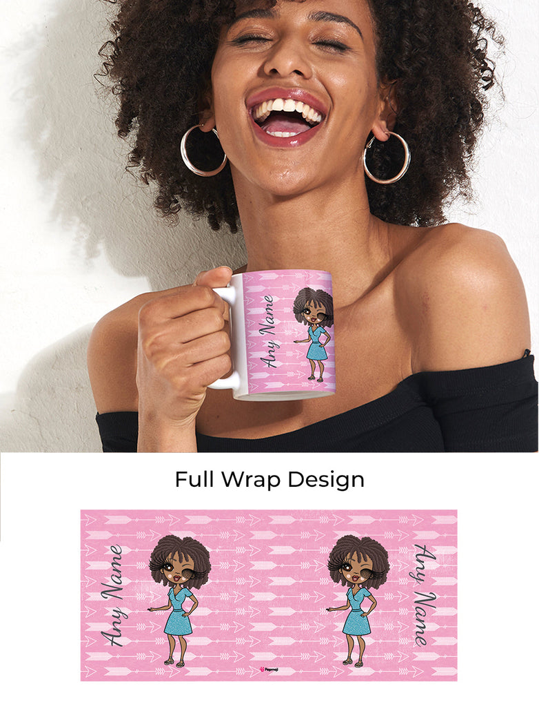 Womens Personalized Cupid's Arrow Mug