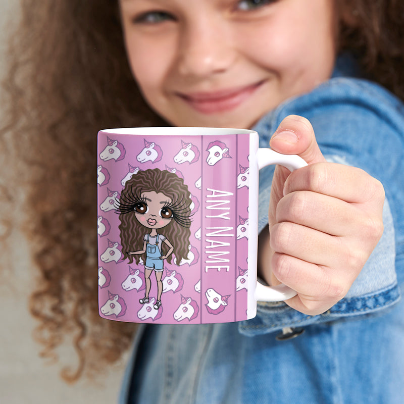 Girls Personalized Unicorn Emoji Mug