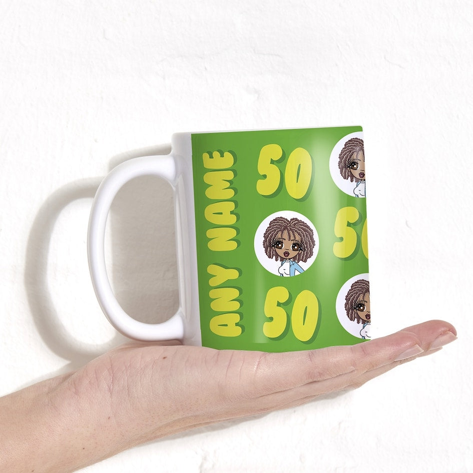 Womens Personalized 50th Birthday Mug