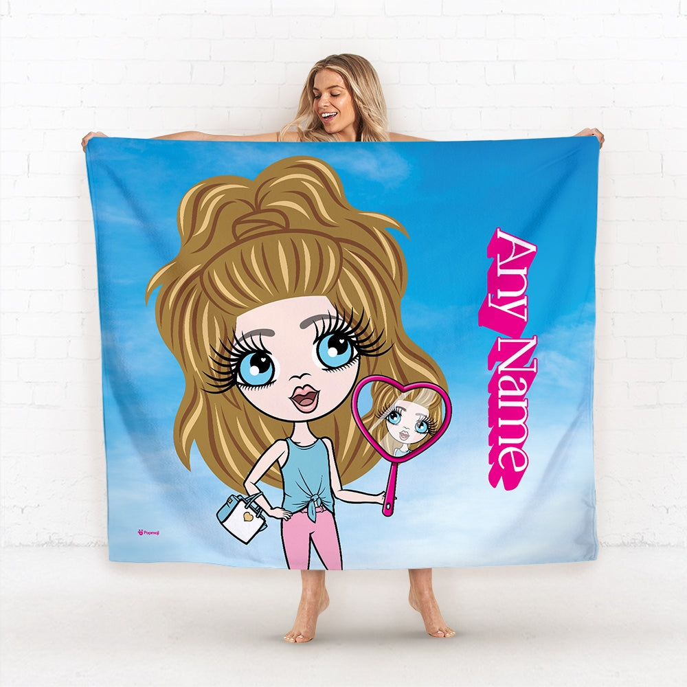 Custom Blankets Personalized Barbie Blanket