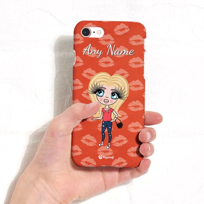 Girls Personalized Lip Print Phone Case