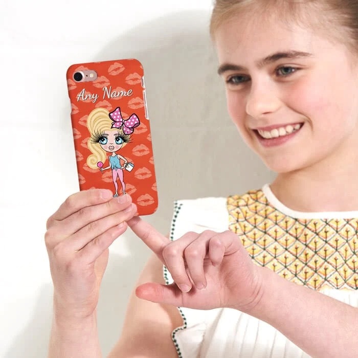 Girls Personalized Lip Print Phone Case