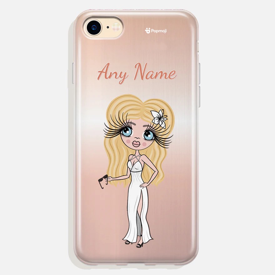 Womens Personalized Blush Phone Case