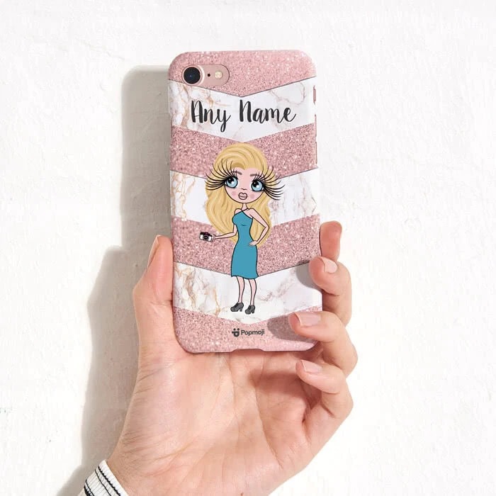 Womens Personalized Geo Phone Case