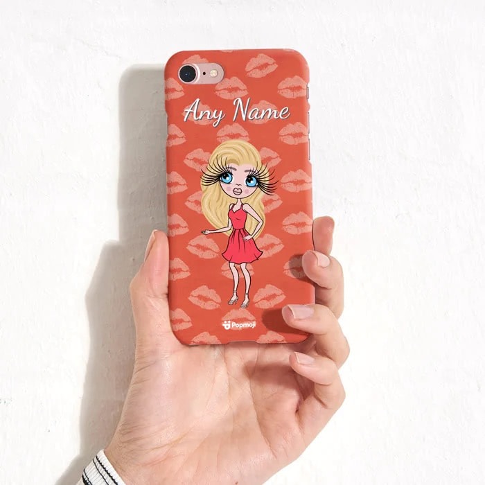 Womens Personalized Lip Print Phone Case