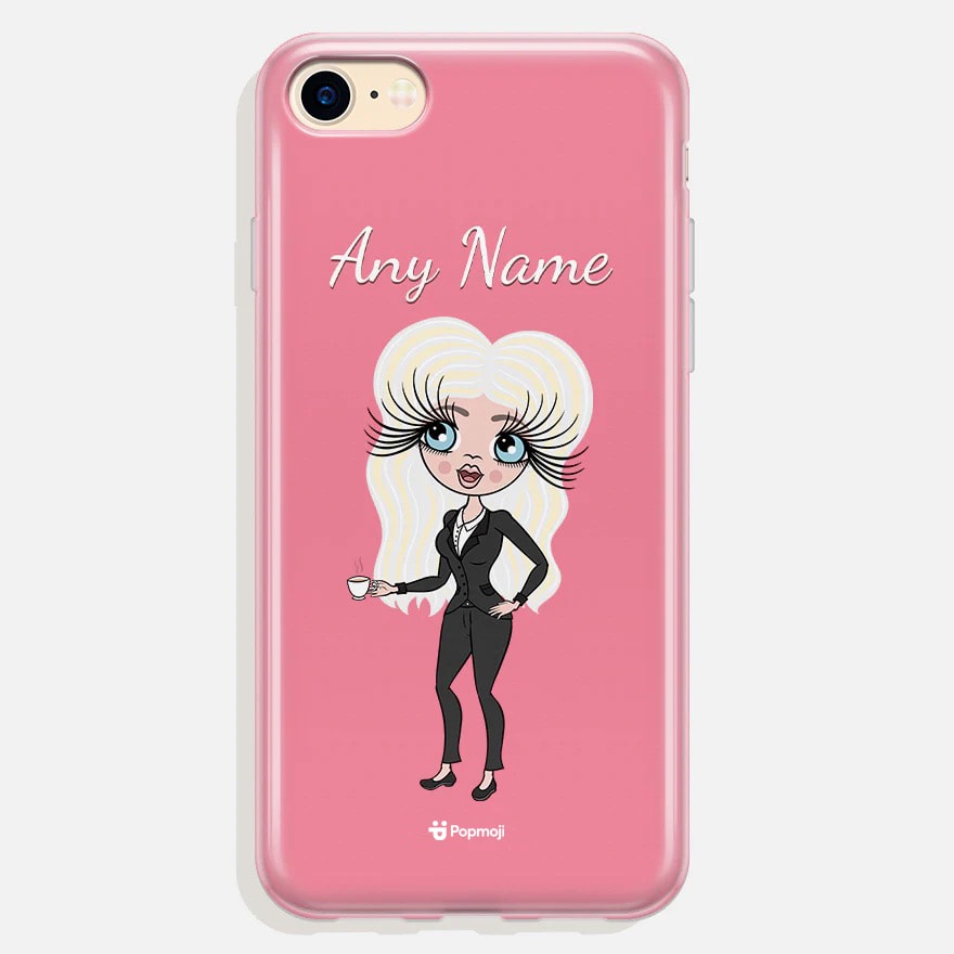 Womens Personalized Pink Phone Case