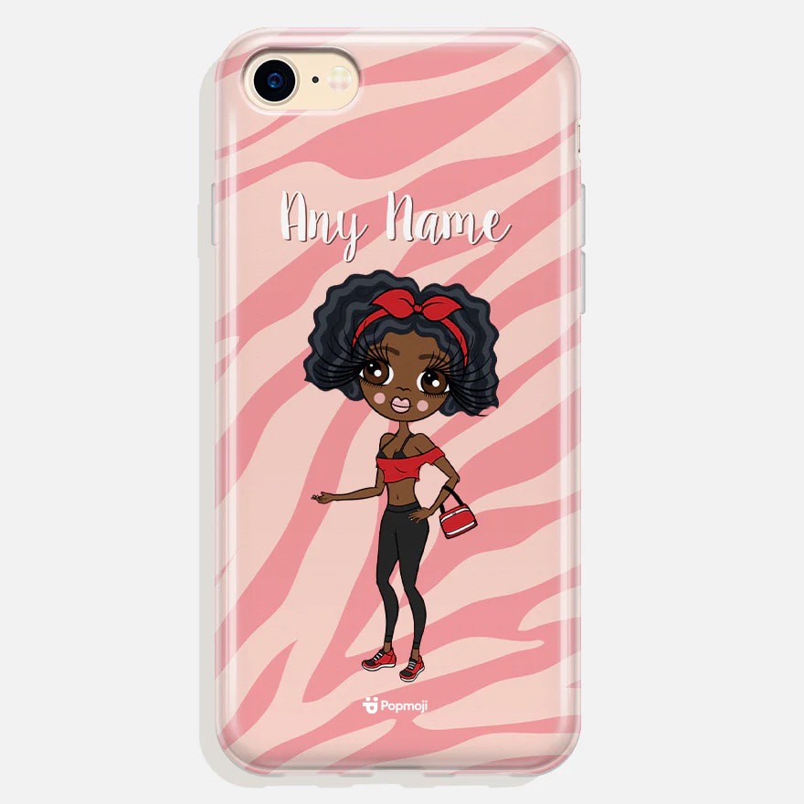 Womens Personalized Pink Phone Case