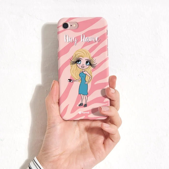 Womens Personalized Pink Phone Case