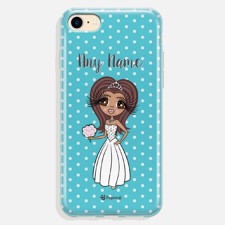 Womens Personalized Polka Dot Phone Case