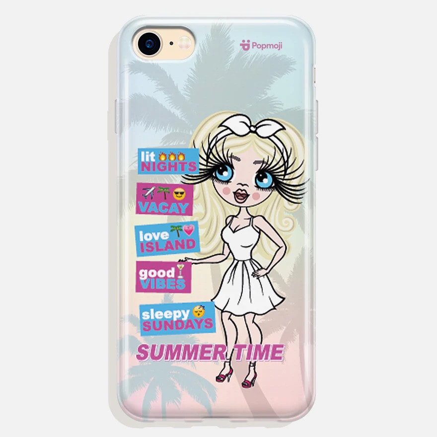 Womens Personalized Summertime Phone Case