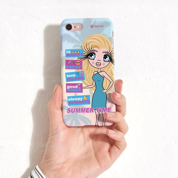 Womens Personalized Summertime Phone Case