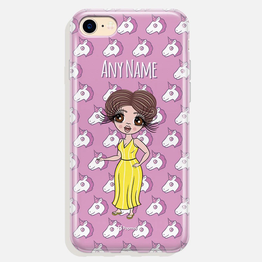 Womens Personalized Unicorn Emoji Phone Case