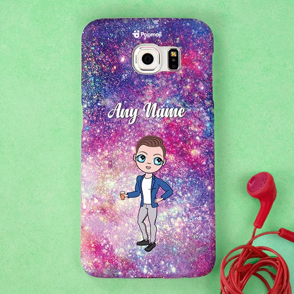 Womens Personalized Glitter Effect Phone Case